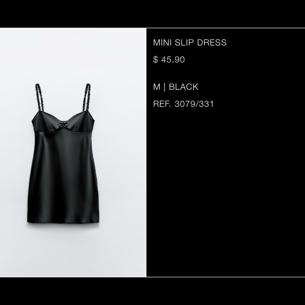 Zara Mini Slip Dress